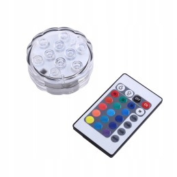 10 LED krāsains RGB lampas peldbaseina apgaismojums