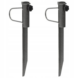 Vidaxl skėčių stovai su šlifavimo kaiščiais 2 vnt 19x42 cm