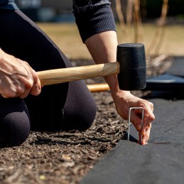 Stiprūs plieniniai smeigtukai smeigtukai 100vnt agri audinei agri tekstilei geo tekstilei