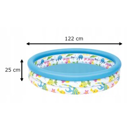Vaikų pripučiamas sodo baseinas 122x25