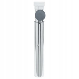 Umbrella base, in-ground, for 40-50 mm posts, silver