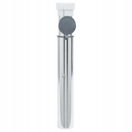 Umbrella base, in-ground, for 40-50 mm posts, silver