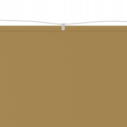 Vidaxl vertikalios markizės smėlio spalvos 100x360 cm oksfordo audinys