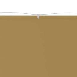 Vidaxl vertikalios markizės smėlio spalvos 100x360 cm oksfordo audinys