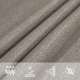 Šešėlių burė 160g/m² šviesiai pilka 2x5m HDPE