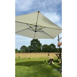 Sodo skėčio pakaitinis užvalkalas, žalias, 300 cm