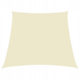 Vidaxl sodo burė oxford audinio trapecija 2 4x3 m kreminė