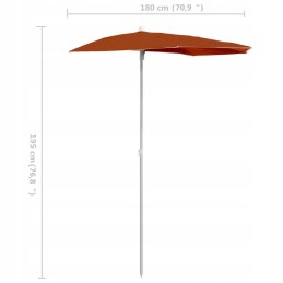 Aia vihmavari 180x90x195 cm, terrakota