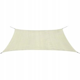 Vidaxl stačiakampė hdpe sodo burė 2x4 m kreminė