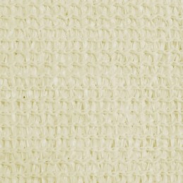 Vidaxl stačiakampė hdpe sodo burė 2x4 m kreminė