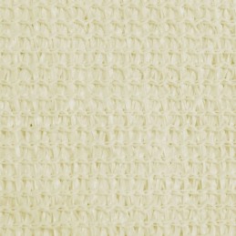 Vidaxl stačiakampė hdpe sodo burė 2x4 m kreminė