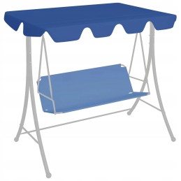 Vidaxl Canopy for Garden Swing Blue 188 168x110 145cm