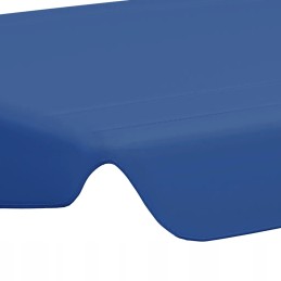 Vidaxl jumts dārza šūpolēm zils 188 168x110 145cm