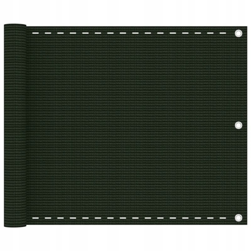 Rõduekraan tumeroheline 75x600 cm HDPE