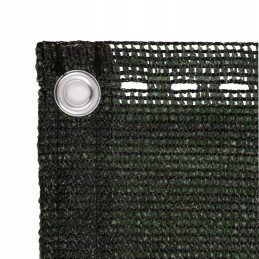 Balcony screen dark green 75x600 cm hdpe