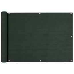 Balkono ekranas tamsiai žalias 75x600 cm HDPE