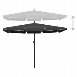 Vidaxl aia vihmavari vardal 210x140 cm antratsiit