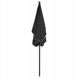 Vidaxl sodo skėtis ant stulpo 210x140 cm antracito