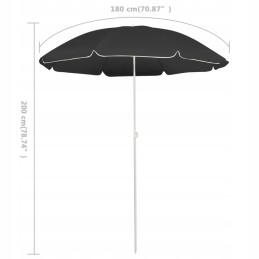 Suur kokkupandav terrassi aiavari, 180 cm