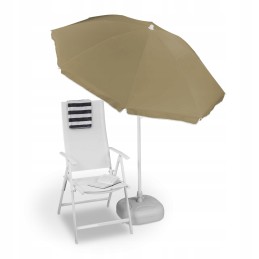 Aia rannavari 180 cm relaxdays taupe