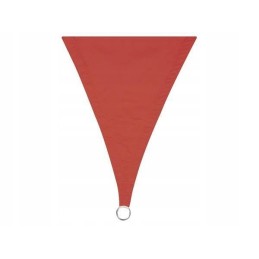 Garden shade sail triangle 3.6 x 3.6 x 3.6 m brick red