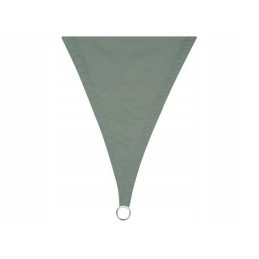 Garden shade sail triangle 3.6 x 3.6 x 3.6 m green - gray