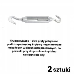 Komplekt purjede paigaldamiseks 2 liinile, pikkus 3 m