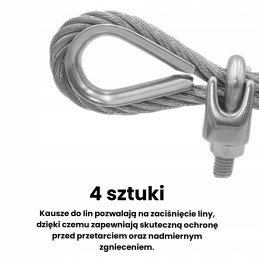 Komplekt purjede paigaldamiseks 2 liinile, pikkus 3 m