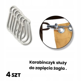 Komplekts buru montāžai uz 2 līnijām, garums 3 m