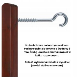 Komplekt purjede paigaldamiseks 2 liinile, pikkus 3 m