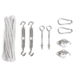 Montavimo rinkinys saulės burėms - nerūdijantis plienas