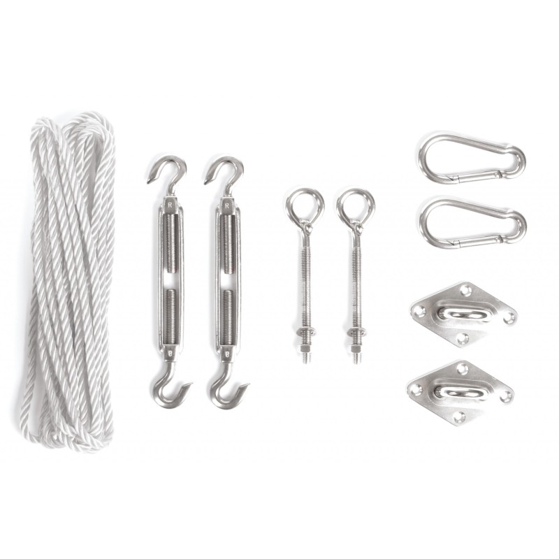 Montavimo rinkinys saulės burėms - nerūdijantis plienas