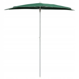 Vidaxl poolringikujuline aia vihmavari vardal 180x90 cm roheline