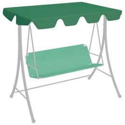 Swing roof green 188/168x110/145cm