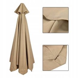 Waterproof garden umbrella cover 8 arms 300cm brown
