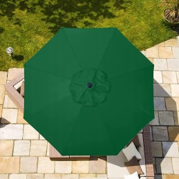 Waterproof garden umbrella cover 8 arms 300cm green