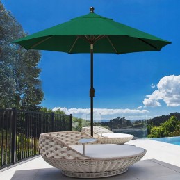Waterproof garden umbrella cover 8 arms 300cm green