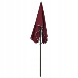 Dārza lietussargs uz staba, 200x130 cm, bordo