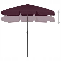 UV-rannavari 180x120 burgundia 232cm