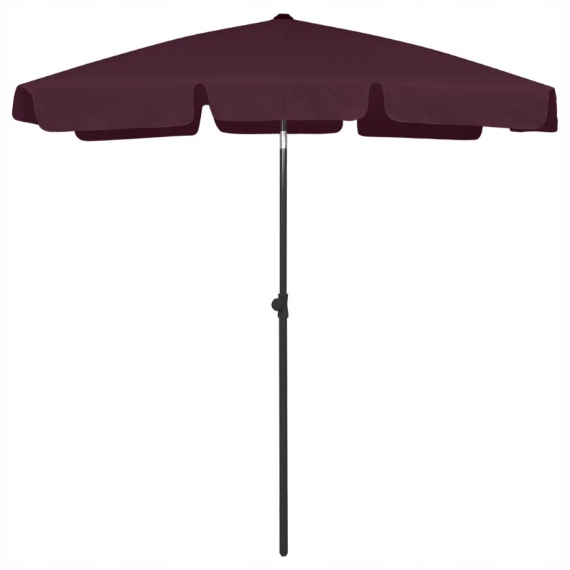 UV paplūdimio skėtis 180x120 bordo