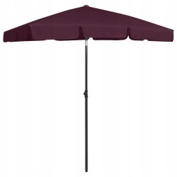 UV paplūdimio skėtis 180x120 bordo
