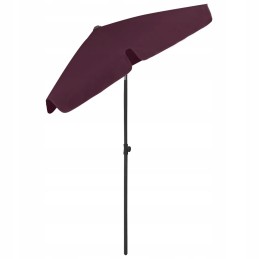 UV paplūdimio skėtis 180x120 bordo