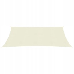 Vidaxl sunshade 160 g m2 cream 2x3 5 m hdpe