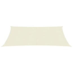 Vidaxl sunshade 160 g m2 cream 2x3 5 m hdpe