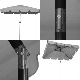 Sulankstomas sodo skėtis 240 cm