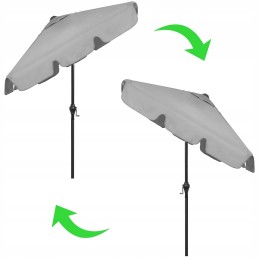 Folding garden umbrella 240 cm