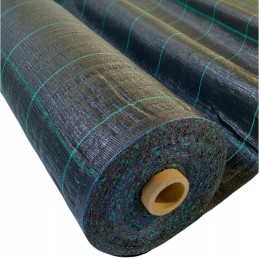 Aukštos kokybės agrarinis audinys, 160 cm pločio, su UV filtru, sveria 100 g/m2, metų metus