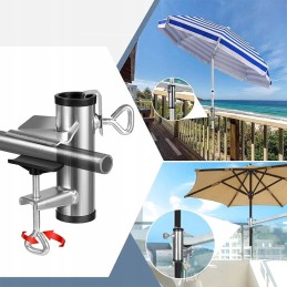 Sunshade mounting bracket for balcony, garden, fence, yard