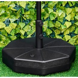 Outsunny umbrella stand base for filling water sand terrace