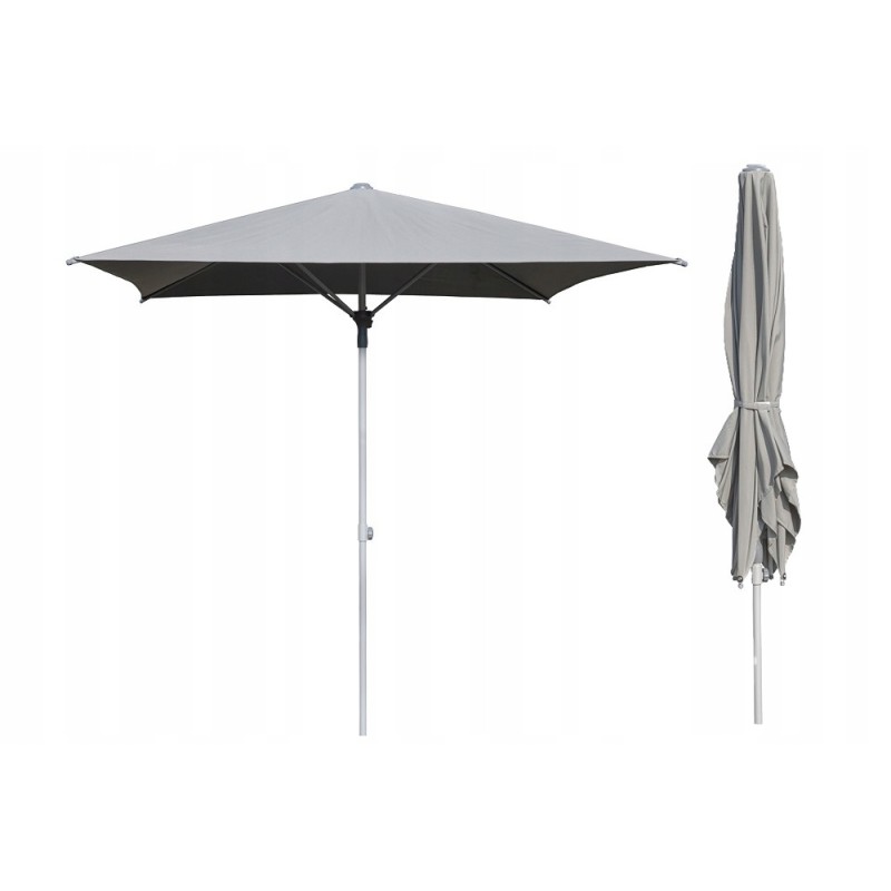 Square Folding Garden Umbrella - Gray - Sole - 250x250